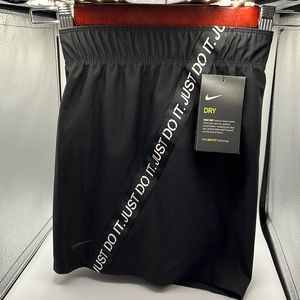 NWT. Black NIKE dry-fit shorts.
